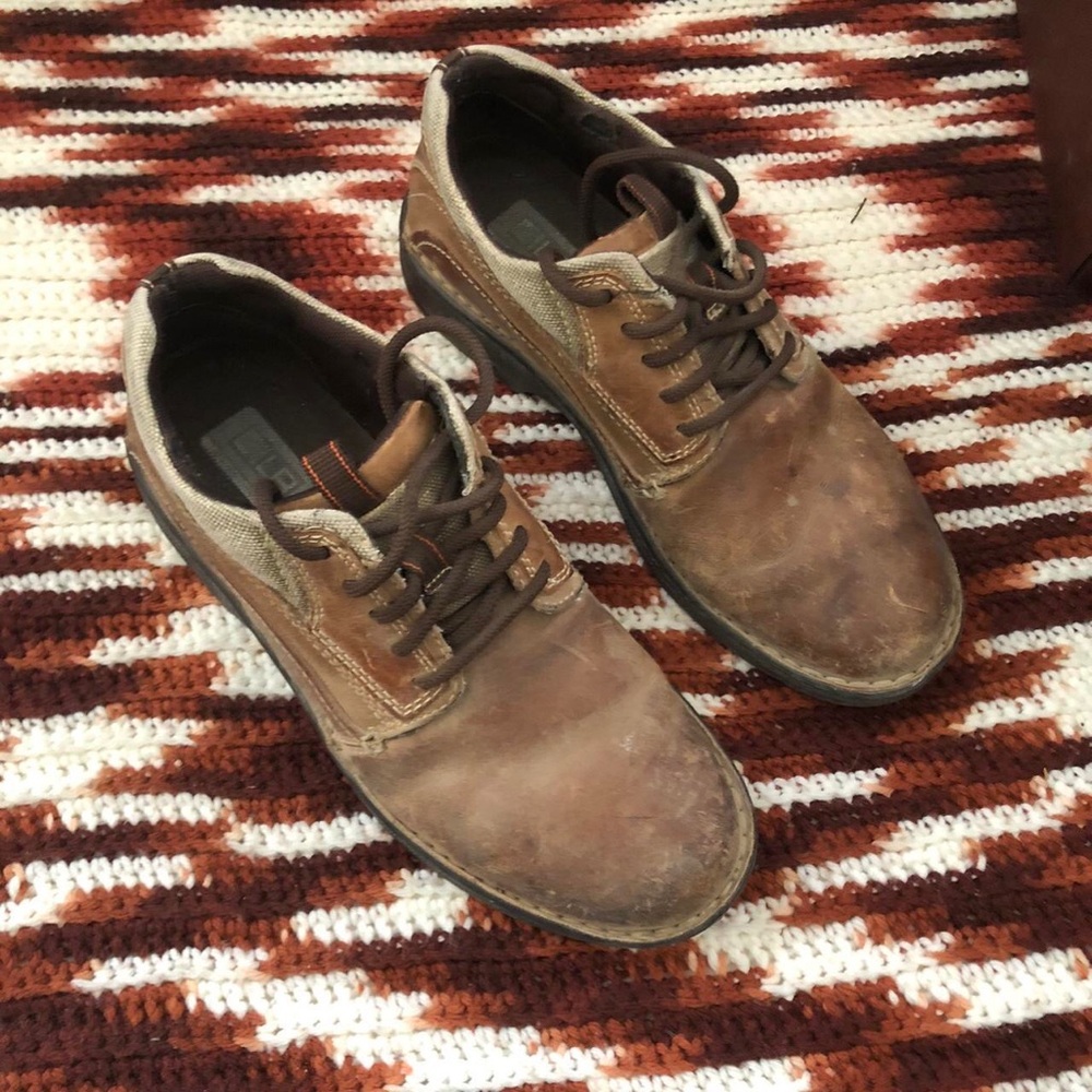 Ariat Linden Women Work Low Top Ankle Shoes Boots Size 7.5B Brown Leather hiking